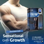 led screen penis pump – digital vacuum therapy for men
