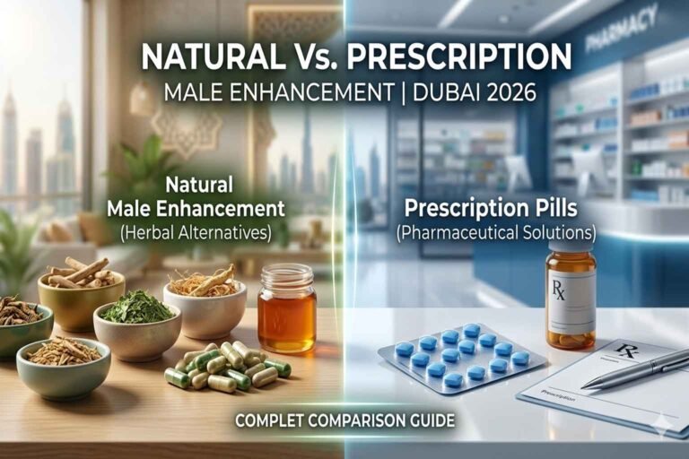 Natural Male Enhancement UAE vs. Prescription Pills: 2026 Guide